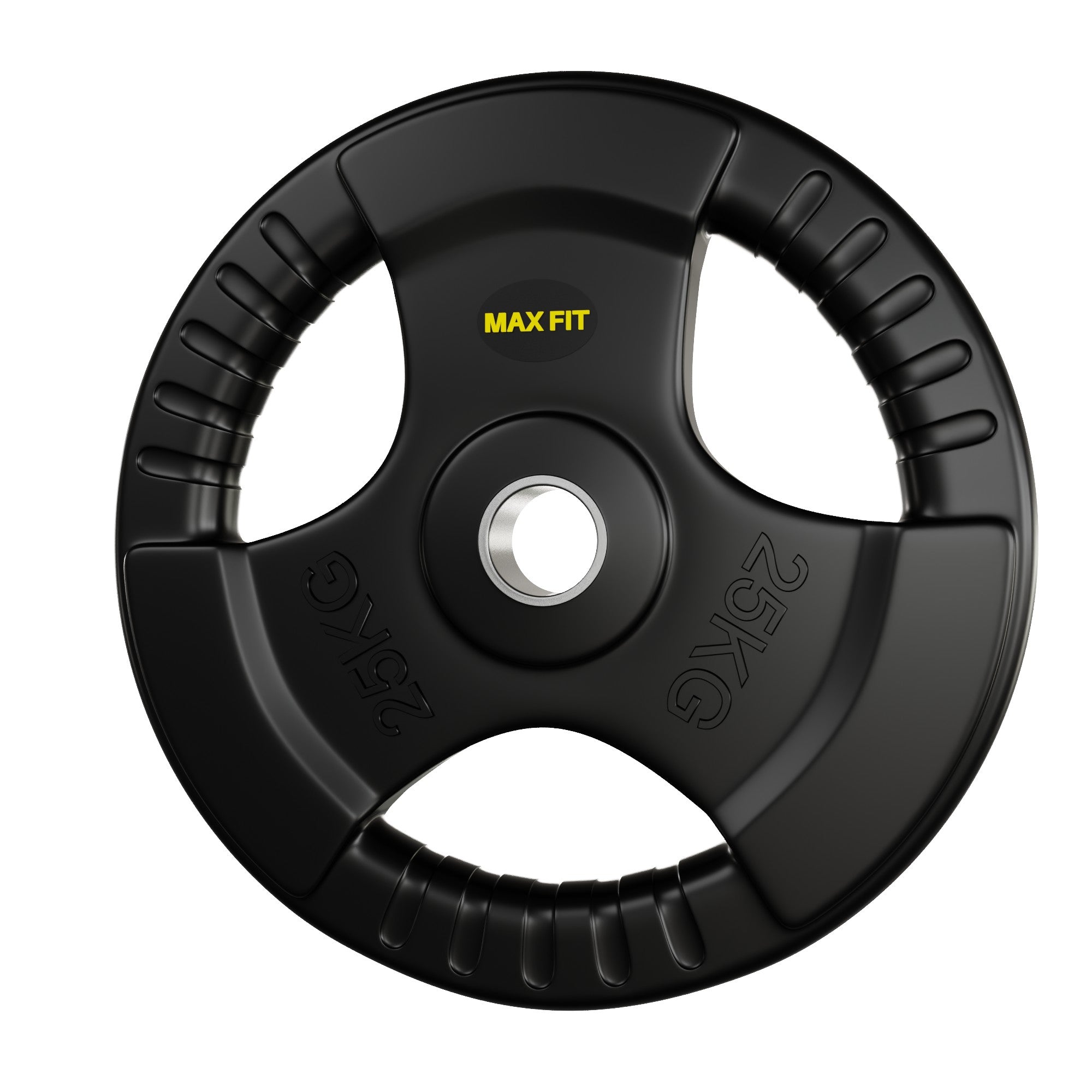 Maxfit Olympic Tri Grip Rubber Weight Plates