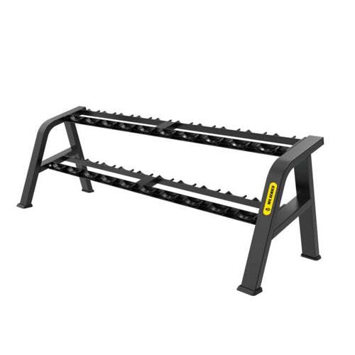 2,5kg To 50kg Maxfit PU Round Dumbbell Set Including Two Dumbbell Racks