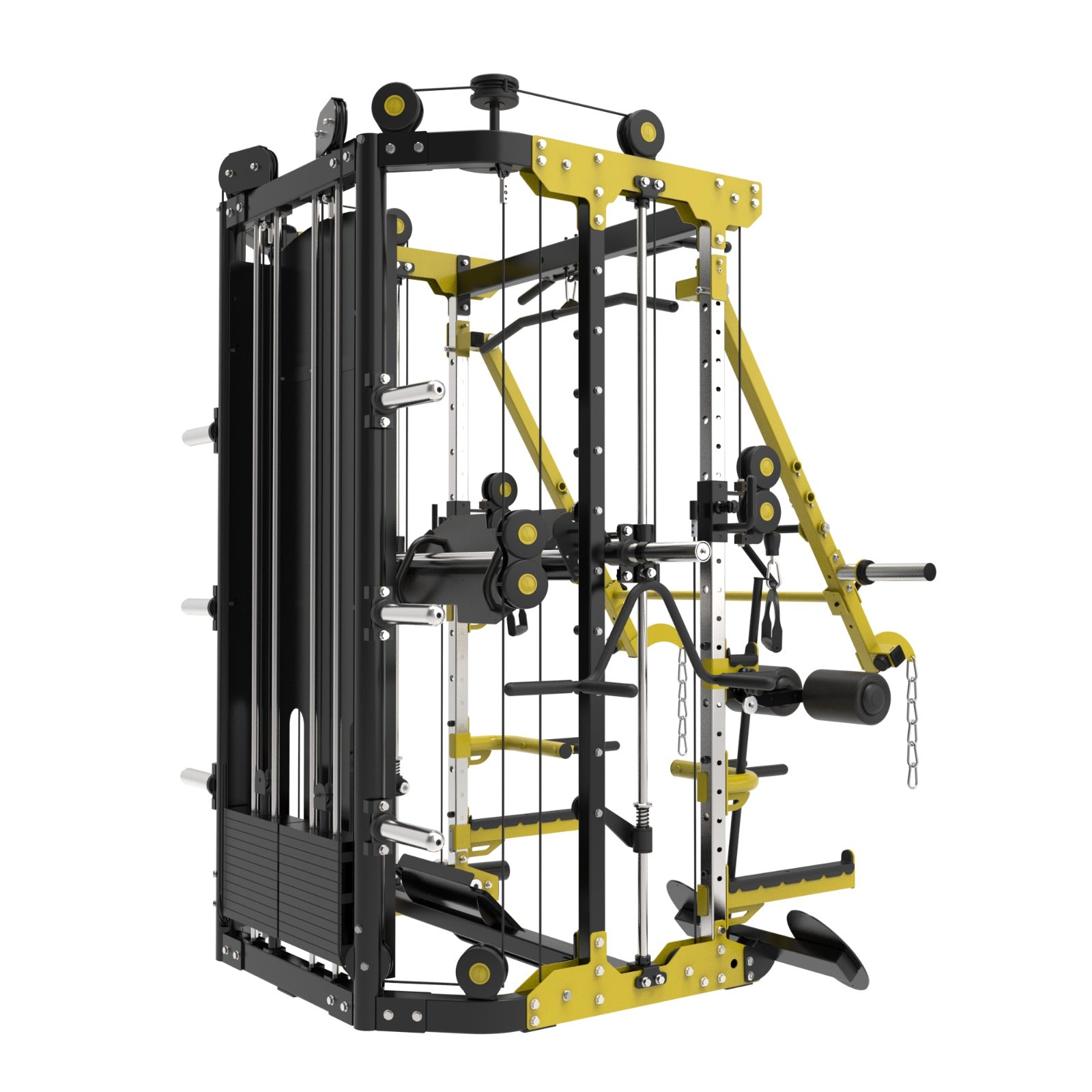 Multifunctional Trainer And Smith Machine Combo (pin Loaded)
