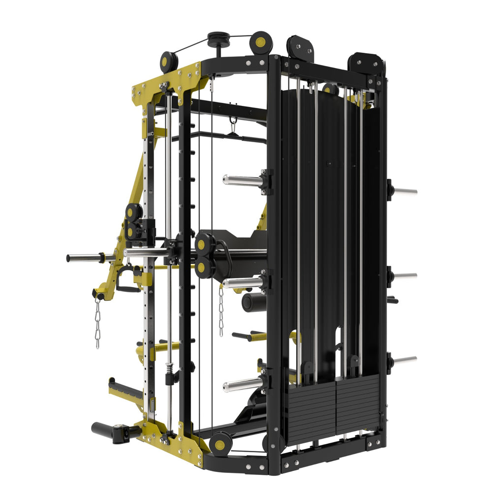 Multifunctional Trainer And Smith Machine Combo (pin Loaded)
