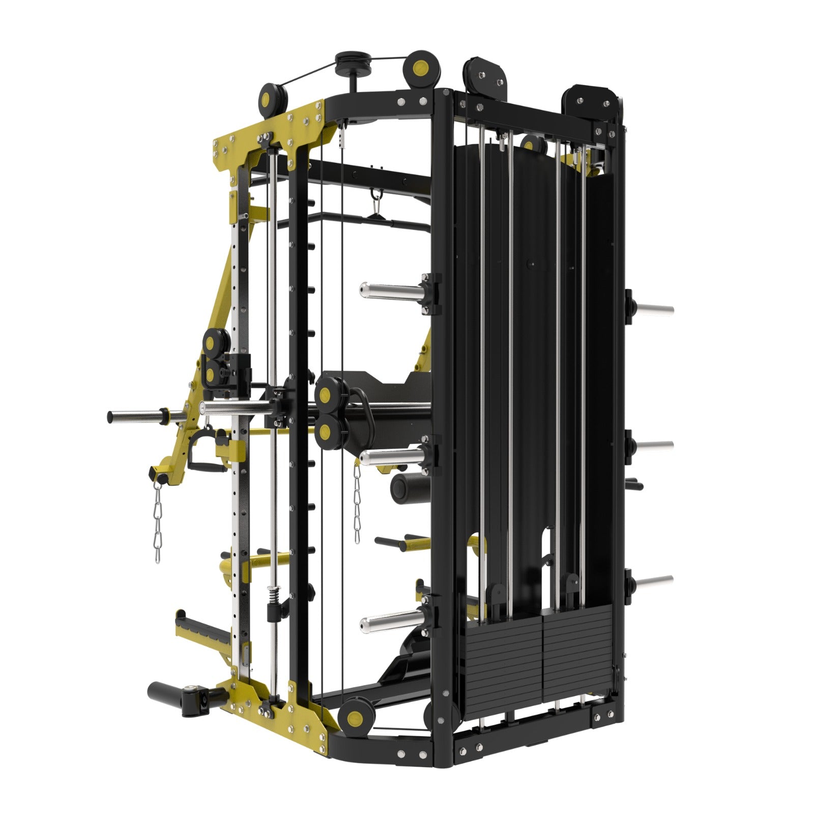 Multifunctional Trainer And Smith Machine Combo (pin Loaded)