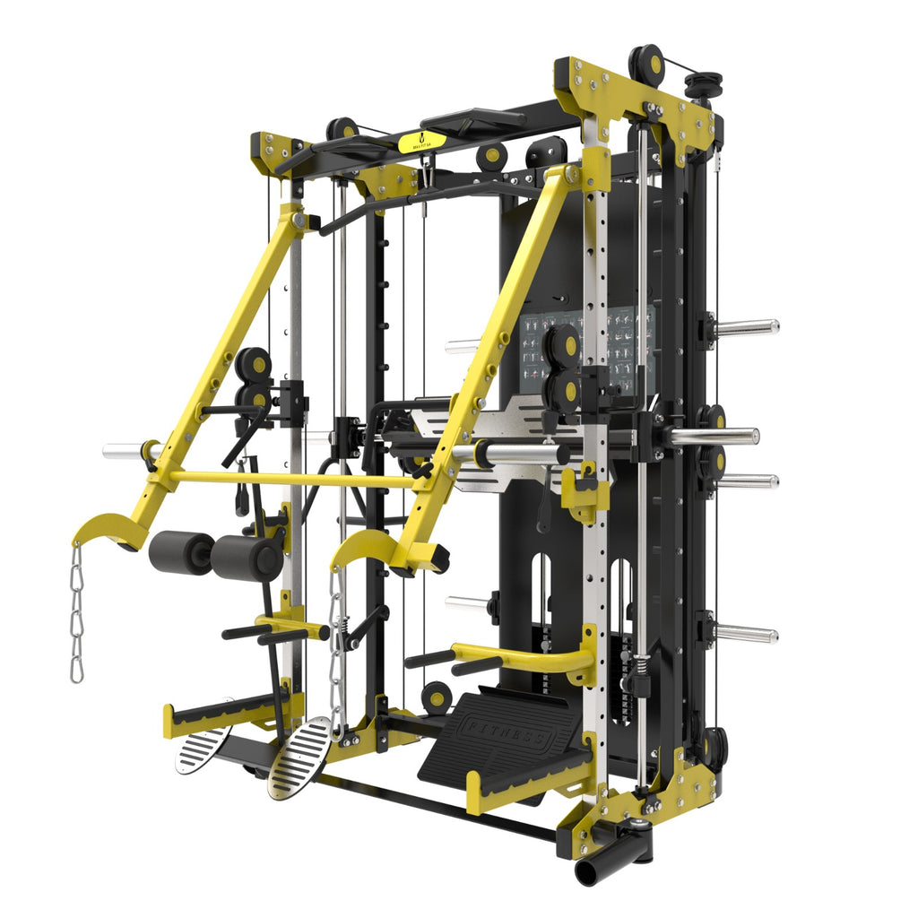 Multifunctional Trainer And Smith Machine Combo (pin Loaded)