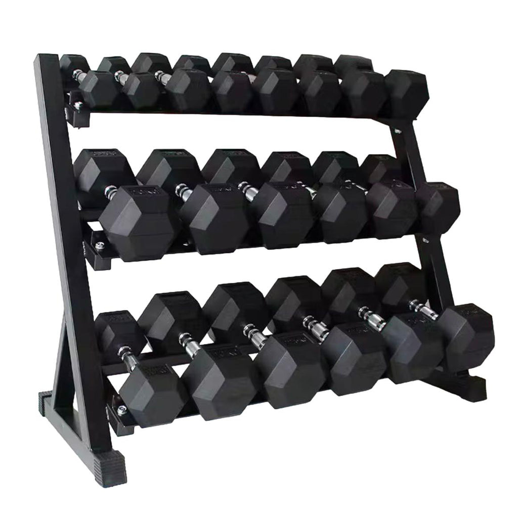 Three-tier Dumbbell Rack