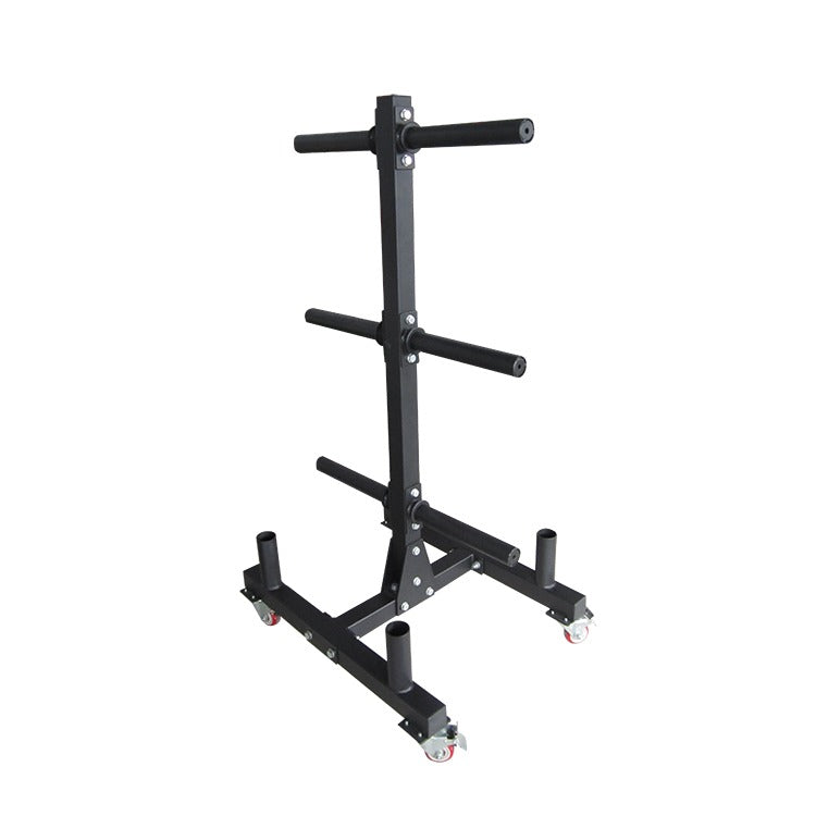 Olympic Weight Tree With Bar Storage And Transport Wheels