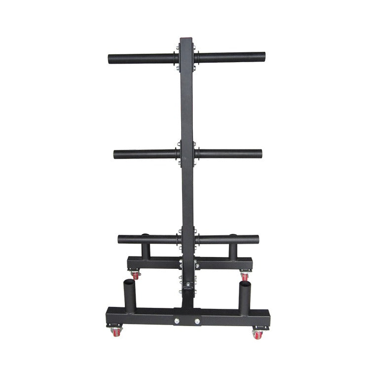 Olympic Weight Tree With Bar Storage And Transport Wheels